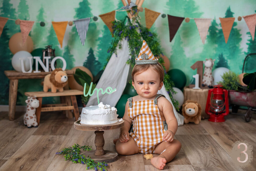 Sesión de fotos cumpleaños Cartagena smash cake